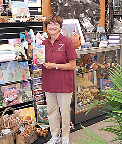 Books for sale at Equestrian Games.