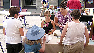 Pam drawing girl