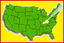 Kentucky in US map